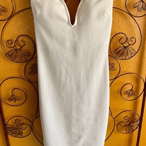 KToo White Strapless Knot Dress-Size M